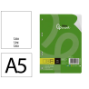 Recambio liderpapel din a5 100 hojas 75 gr liso sin margen 6 taladros