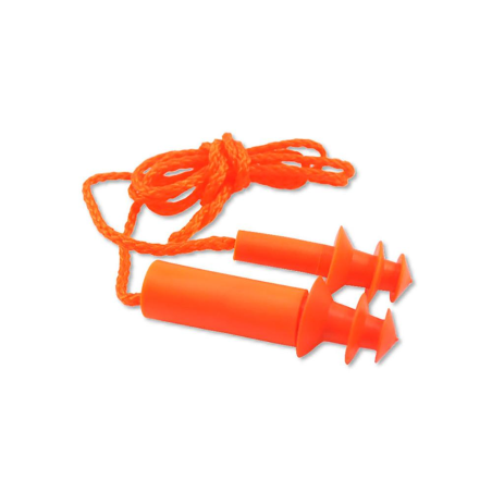 Tapon auditivo safetop track-fit box reutilizable con cordon en cajita ind snr 24,5 db