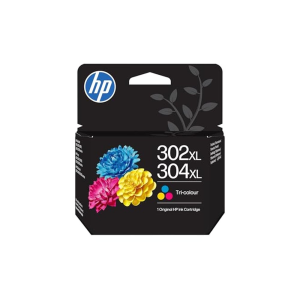 Ink-jet hp pack 302xl negro + 304xl tricolor
