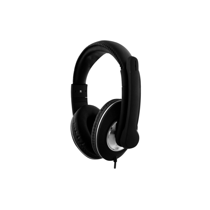 Auriculares tnb hs-500 multimedia con microfono usb color negro