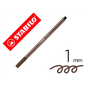 Rotulador stabilo acuarelable pen 68 sombra punta gruesa 1mm