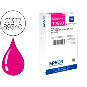 Ink-jet epson t7893xxl wf-5110 / 5190 / 5620 / 5690 magenta alta capacidad