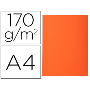 Subcarpeta cartulina reciclada exacompta din a4 naranja 170 gr