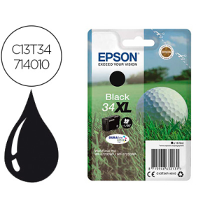 Ink-jet epson work force pro wf-3720dwf/3725dwf negro 34xl durabrite ultra ink 1100 paginas