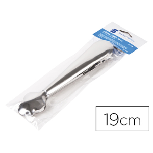 Pinza para hielo supreminox con muelle acero inoxidable 19 cm