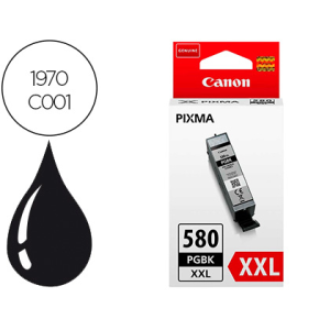 Ink-jet canon 580 xxl pixma tr8550 / ts6250 / ts8250 / ts9150 / ts9550 negro 600 pag