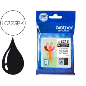 Ink-jet brother lc3213 dcp-j572 / dcp-j772 / dcp-j774 / mfc-j890 / mfc-j895 negro 400 pag