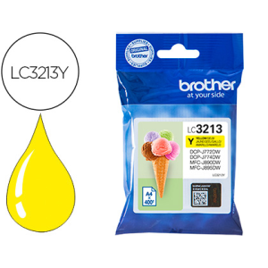 Ink-jet brother lc3213 dcp-j572 / dcp-j772 / dcp-j774 / mfc-j890 / mfc-j895 amarillo 400 pag
