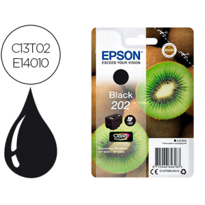 Ink-jet epson 202 xp-6000 / xp-6005 / xp-6100 / xp-6105 negro 250 pag