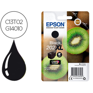 Ink-jet epson 202 xl xp-6000 / xp-6005 / xp-6100 / xp-6105 negro 550 pag