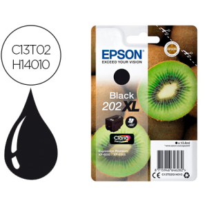 Ink-jet epson 202 xl xp-6000 / xp-6005 / xp-6100 / xp-6105 photo negro 800 pag