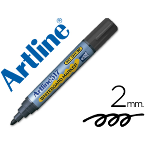Rotulador artline pizarra ek-517 negro punta redonda 2 mm tinta de bajo olor
