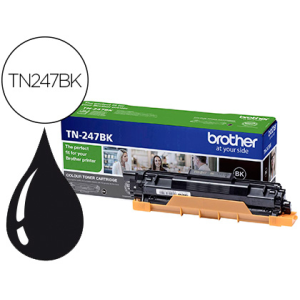 Toner brother tn247bk dcp-l3510cdw / hl-l3270cdw / mfc-l3710cw negro 3000 paginas