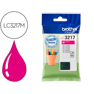 Ink-jet brother lc3217m mfcj6530 / mfcj6935 magenta 550 paginas