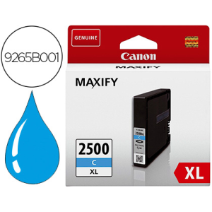 Ink-jet canon pgi 2500 xl maxify ib4050 / mb5050 / mb5150 / mb5155 / mb5350 / mb5450 cian 1755 paginas