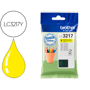 Ink-jet brother lc3217y mfcj6530 / mfc-j6935 amarillo 550 paginas