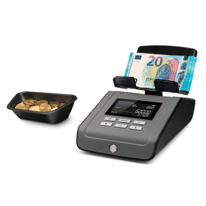Balanza contadora de dinero safescan 6165 cuenta monedas billetes cartuchos de monedas y fajos de billetes