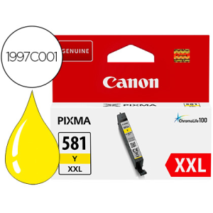 Ink-jet canon 581 xxl ts9550 / ts705 amarillo 830 paginas