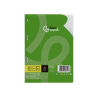 Recambio liderpapel din a5 100 hojas 75 gr pauta 4 3.5mm con margen 6 taladros