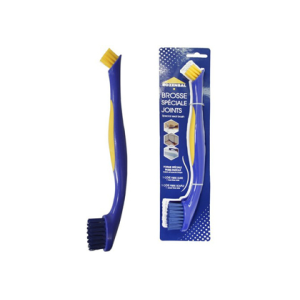 Cepillo kerkom doble fibra dura suave para limpieza juntas y rincones 27,5x4x2,8 cm