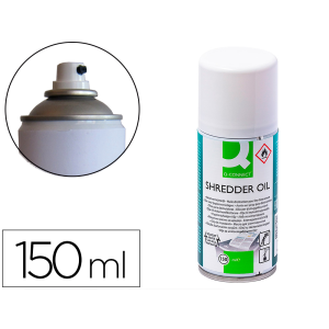 Aceite lubricante q-connect en spray para destructora de documentos bote de 150 ml