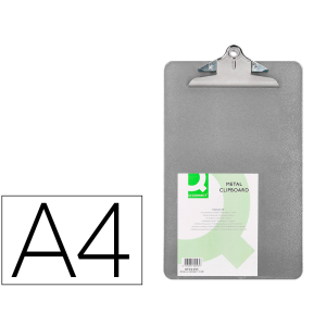 Portanotas q-connect metalico din a4