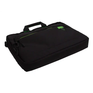 Maletin para portatil q-connect 15,6/' negro 1 asa 2 bolsillos exteriores polietileno reciclado