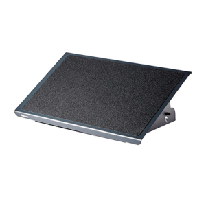 Reposapies fellowes ultimate serie professional metalico ajustable 3 alturas negro 96x560x32 mm