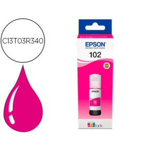 Tinta epson ecotank 102 et-2700 / 2750 / 3700 / 3750 / 4750 bote de 70 ml magenta 6.000 pag