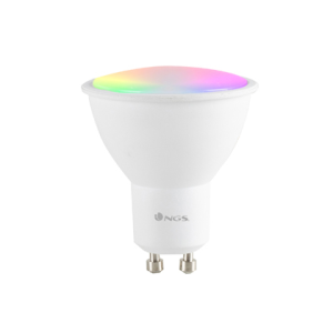 Bombilla ngs bulb wifi led gleam 510c halogena colores 5w 460 lumenes base gu10 regulable en intesidad