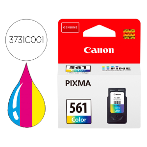 Ink-jet canon 561 pixma ts5350 / ts5351 / ts5352 / ts5353 180 pack amarillo cian magenta 180 paginas
