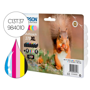 Ink-jet epson 378 xl expression home xp-8605 / 15000 / 8500 negro amarillo cian magenta cian claro