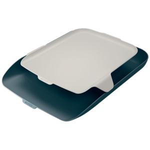Bandeja sobremesa plastico leitz cosy gris 274x62x391 mm
