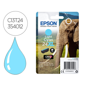 Ink-jet epson claria photo hd ink cian claro 24xl expression photo xp-950