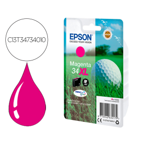 Ink-jet epson work force pro wf-3720dwf/3725dwf magenta 34xl durabrite ultra ink 950 paginas