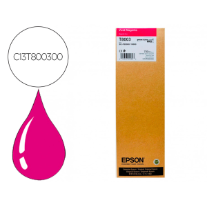 Ink-jet epson singlepack vivid magenta t800300 ultrachrome pro 700ml