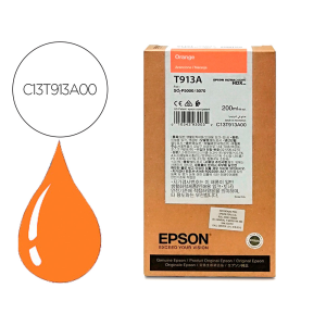 Ink-jet epson t913a orange ink 200ml