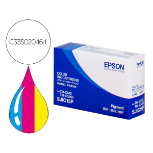 Ink-jet epson tm-c 3400 (sjic15p) cmy
