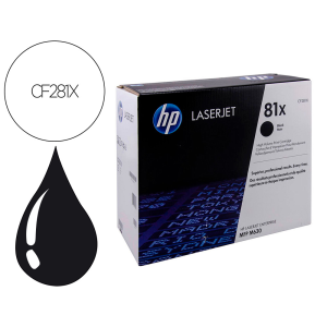 Toner hp cf281x negro /15.000 paginas/m605 m606 m630