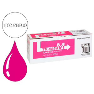 Toner kyocera -mita copiadora taskalfa 250ci/300ci magenta tk865m 12.000 paginas