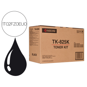 Toner kyocera -mita km-c2520 / 3225 / 3232 tk825k negro