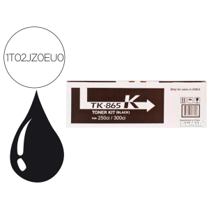 Toner kyocera -mita taskalfa 250ci / 300ci tk865k mfp toner negro