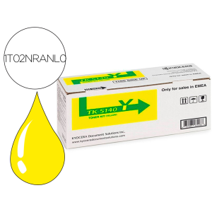 Toner tk-5140y kyocera ecosys m6530cdn, m6530cdn/kl3, p6130cdn, p6130cdn/kl3 amarillo tk5140