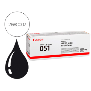Toner canon 051 1700p isensys lbp162 negro