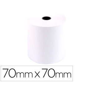 Rollo sumadora exacompta electro offset 70 mm x 70 mm 60 g/m2