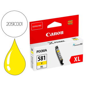 Ink-jet canon pixma cli-581xl amarillo