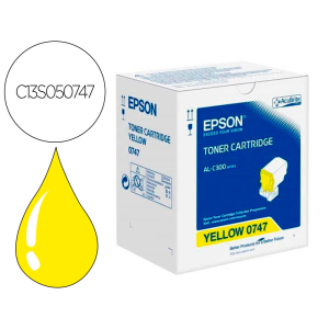 Toner epson c13s050747 amarillo 8 800 paginas