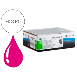 Toner lexmark laser 74c20m0 cx725de / cs720de / cs725de magenta 3000 paginas