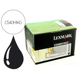 Toner lexmark laser c540h1kg c540 / c543 / c544 / x543 / x544 negro 2500 paginas