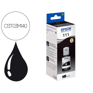 Ink-jet epson ecotank c13t03m140 bk 5k 12 0ml et-m1100 / m1140 / m1170 / m1180 / m2120m negro 6000